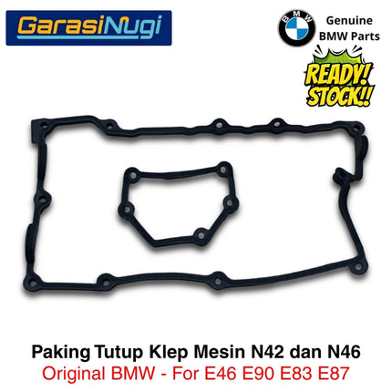 Paking Tutup Klep BMW E46 E90 E83 Original Gasket Valve Cover N42 N46 11120032224 Karet Deksel 318 320
