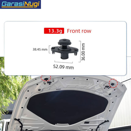 Hood Stopper For BMW F20 F35 G38 G12 Per Kap Mesin 116 118 120 320 520 730