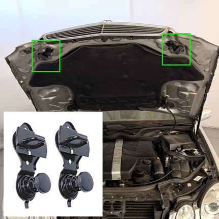 Mercedes W211 W219 Mercy E CLS Hood Spring Per Kap Mesin
