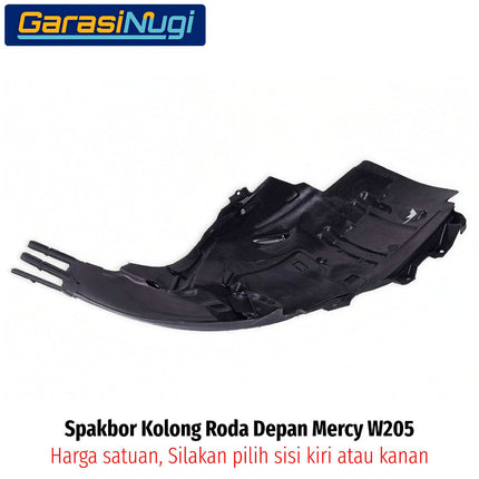 Front Fender Mercy W205 Spakbor Dalam Roda Depan Wheel Housing Covering Karpet Lumpur C200