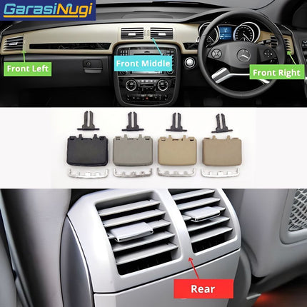 AC Vent Grille Tab For Mercedes W251 Slider Pegangan Klip R350