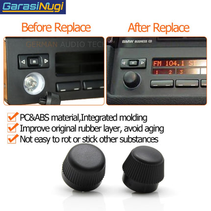 Rotary Radio For BMW E39 E53 E38 Volume Button Knob Tombol Putaran Model A Model B 520 523 728 730 X5