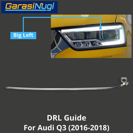 DRL Guide AUDI Q3 Eyebrow Angel Eyes LED Lampu Senja (2016-2018)