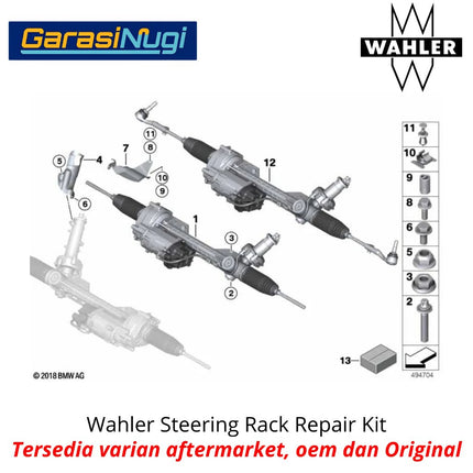 WAHLER Steering Rack Kit 32106891974 BMW F20 F30 F25 F48 EPS Original 320 X1 X3