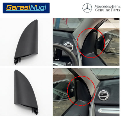 Panel Penutup Spion Dalam Smart Fortwo W451 Cover Trim Inner Molding Original 2007 - 2015
