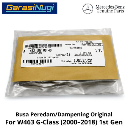 Busa Peredam Dampening Mercedes W463 Peredam Getar Kabel Sensor Parkir Original G43 2000 - 2018