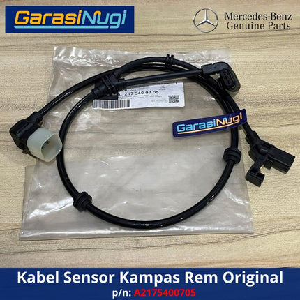 Sensor Brake Pad Mercedes W217 W222 Detektor Keausan Kampas Rem Roda Belakang Original Mercy S400 S450