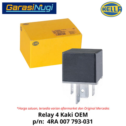 Relay 4 Kaki Original Mercedes  W204 W211 W212 Abu Abu 0025422619 12V C180 C200