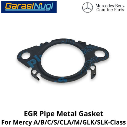 EGR Pipe Mercy W204 W212 W166 R172 Metal Gasket Logam Pipa Sirkulasi Gas Buang Mercedes C200 E200 SLK