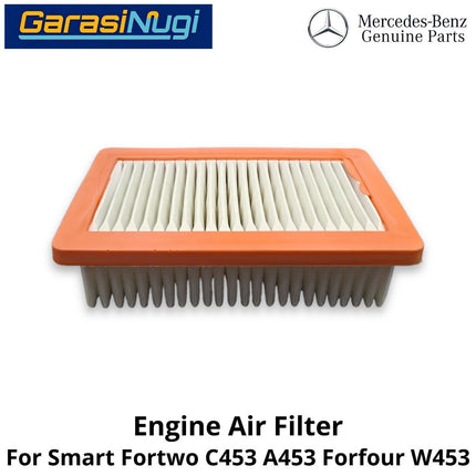 Engine Air Filter Smart Fortwo C453 A453 W453 Filter Udara Mesin (2014-2024)