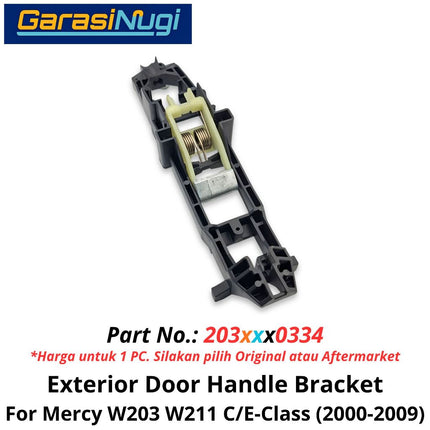 Exterior Rear Door Mercy W203 W211 Handle Bracket Dudukan Bantalan Gagang Pintu Eksterior Belakang Mercedes C200 E200