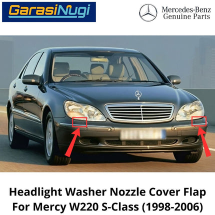 Headlight Washer Mercy W220 Nozzle Cover Cap Penutup Nosel Pencuci Lampu Depan Mercedes S300