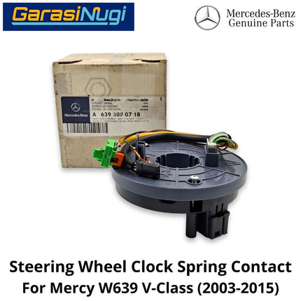 Steering Wheel Mercy W639 Clock Spring Contact Selip Pegas Jam Roda Kemudi Mercedes Vito Viano (2003-2014)