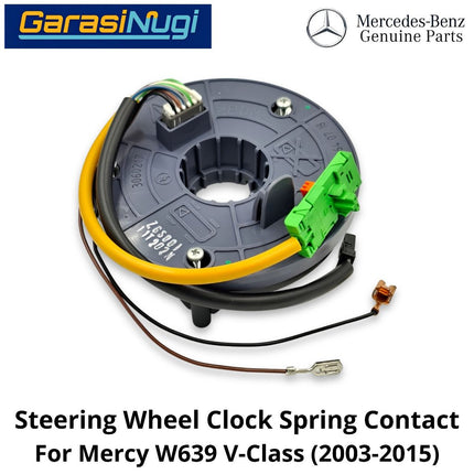 Steering Wheel Mercy W639 Clock Spring Contact Selip Pegas Jam Roda Kemudi Mercedes Vito Viano (2003-2014)