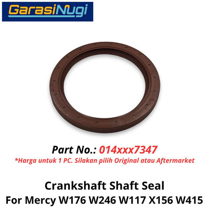 Engine Crankshaft Mercy W176 W246 X156 W415 Shaft Seal Segel Gasket Porors Engkol Mesin OM607 OM608 Mercedes A200 GLA