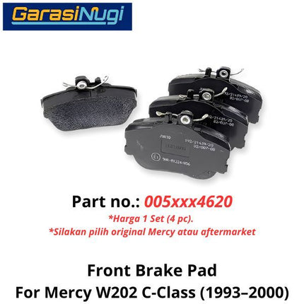 Front Brake Pads Mercy W202 Kampas Rem 0054204620 Depan C180 C240