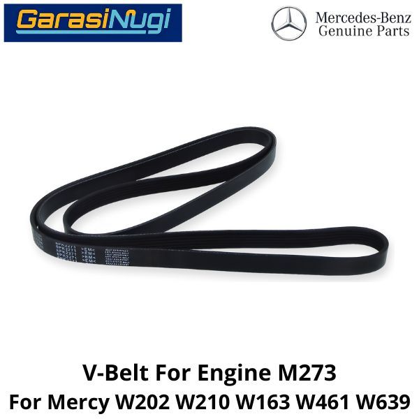 Fan Belt Mercy W202 W210 W163 W461 W639 V-Belt Tali Kipas 0149970492 Mercedes C200 G300
