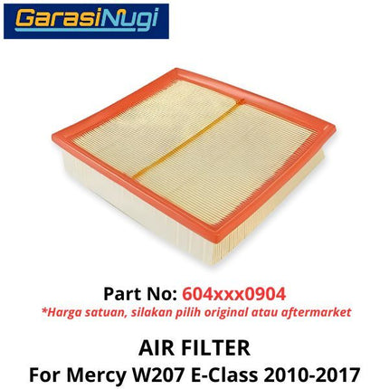 Air Filter Mercy W207 Intake Udara Mesin 6040940904 Mercedes E250 E350
