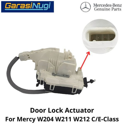 Door Lock Mercedes W204 W212 FL W207 R172 Kunci Pintu Actuator C200 E200 SLK