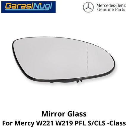 Mirror Glass Mercy W221 W219 Pre-Facelift Cermin Kaca Spion Depan 2218100221 S300 CLS