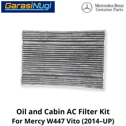 Oil and Cabin AC  Mercy W2447 Filter Kit Saringan Oli dan AC Kabin Set 4478352000 Vito