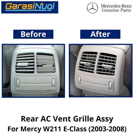 Rear AC Mercy W211 Vent Grille Assembly Cover Kisi Pendingin Belakang E240 E280
