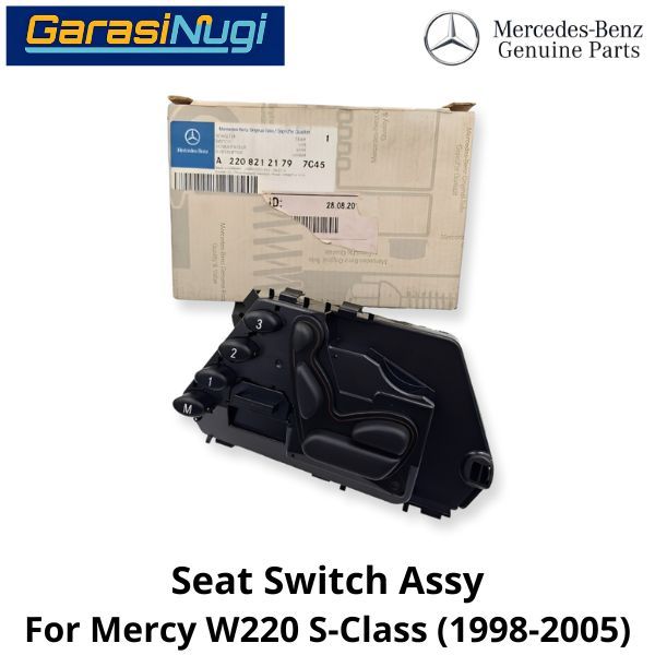 Seat Switch Mercy W220 Button Control Headrest Tombol Kursi Sandaran Kepala Assembly S230