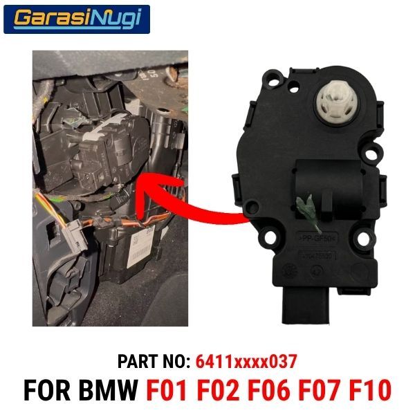 AC Flap Actuator For BMW F01 F07 F10 Kontrol Pemanas Evaporator HVAC 520