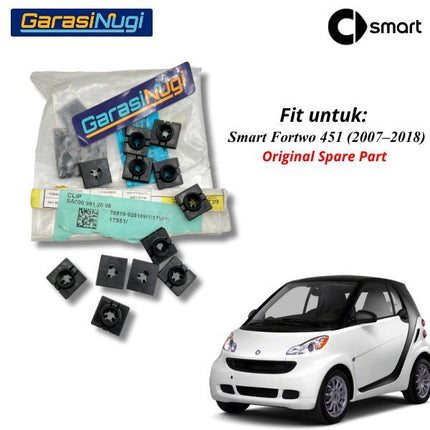 Cover Clip Smart Fortwo 451 Rocker Panel Molding Klip Penahan Ambang Samping A0009912098