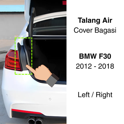 BMW F30 F80 Talang Air Bagasi Karet Cover Samping 320 328