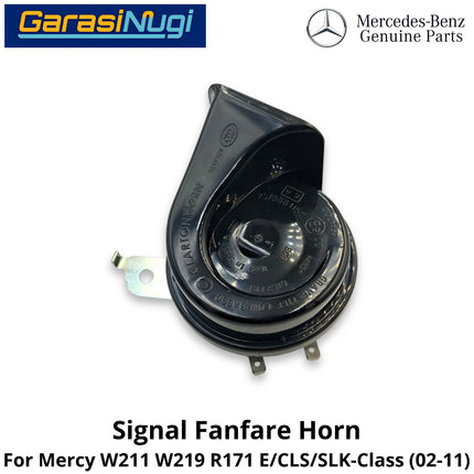 Electric Horn Signal Mercy W211 W219 R171 Fanfare High and Low Note Terompet Klakson Mercedes E240 CLS SLK