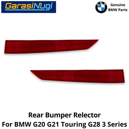 Rear Bumper For BMW G20 G21 G28 Reflector Mata Kucing Bemper Belakang 318 320 330 2018-2022