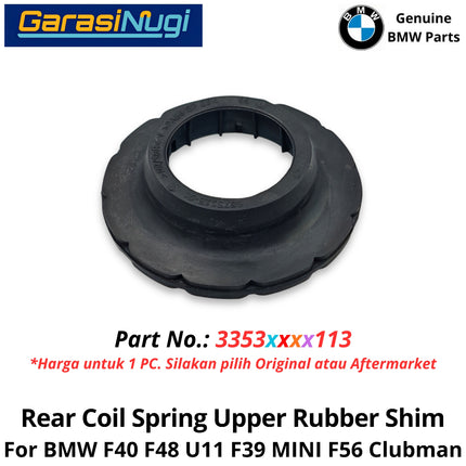 Rear Coil Spring For BMW F40 F45 F48 U11 Upper Rubber Shim Karet Dudukan Per Atas Shock Absorber Belakang 118 220 X1