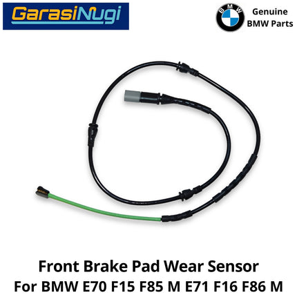 Front Brake For BMW E70 F15 E71 F86 Wear Sensor Kaber Indikator Keausan Kampas Rem Depan X5 X6