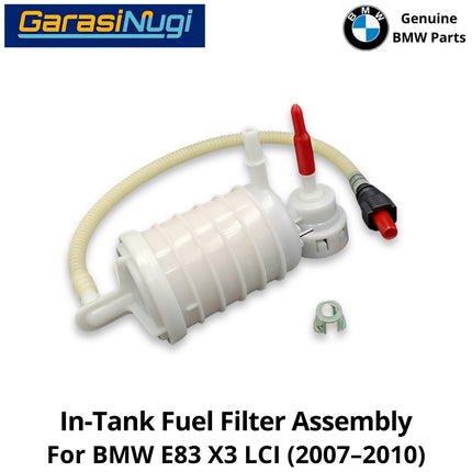 In-Tank Fuel For BMW E83 LCI Filter Assembly Saringan Bahan Bakar Dalam Tanki Dengan Regulator Tekanan N52 N52N X3 2007-2010