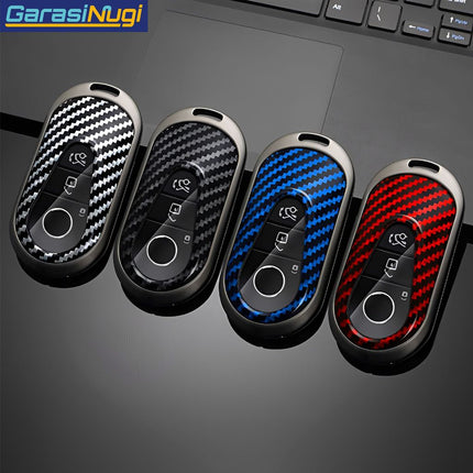 Key Case For Mercedes W167 Sarung Kunci Metal Gun Carbon Long Keychain