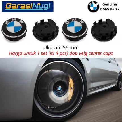 Dop Velg BMW Floating Center Cap Original 56mm BMW F48 G30 G11 All BMW's - Isi 4 Pcs