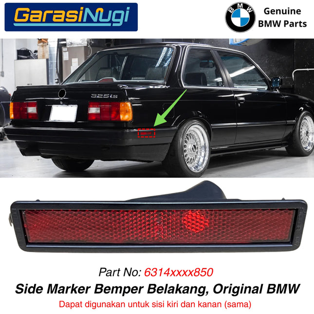 Side Marker BMW E30 E34 E32 Lampu Samping Bemper Depan Belakang Original 318 325