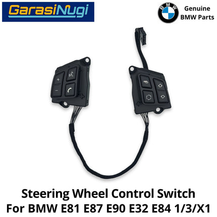 Steering Wheel For BMW E81 E90 E92 E84 Multifunction Control Switch Sakelar Kontrol Stir Roda Kemudi Assembly 116 320 X1