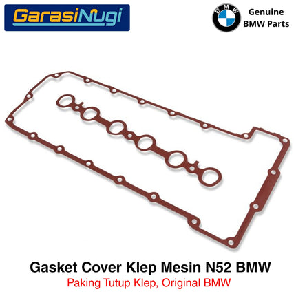 Gasket Valve Cover BMW N52 E90 E60 E65 Paking Penutup Klep Magnesium Original 11127581215 323 330
