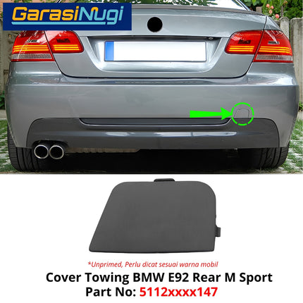 Cover Lubang Towing For BMW E92 Coupe Bumper Tow Derek 335 M3