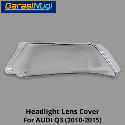 Mika Headlight AUDI Q3 Lens Kaca Cover Lampu Depan 2010-2015