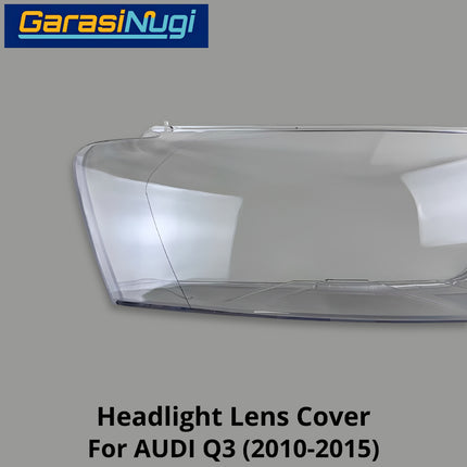 Mika Headlight AUDI Q3 Lens Kaca Cover Lampu Depan 2010-2015
