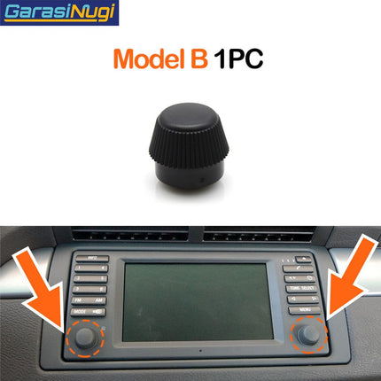 Rotary Radio For BMW E39 E53 E38 Volume Button Knob Tombol Putaran Model A Model B 520 523 728 730 X5