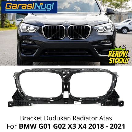 Bracket Grille Depan BMW G01 G02 Frame Dudukan Kisi Radiator Front Bumper X3 X4 2018 - 2021