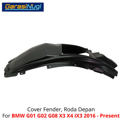 Cover Front Fender BMW G01 G02 G08 Penutup Spakbor Roda Depan Wheel Arch Penutup Lumpur X3 X4