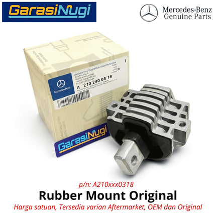 Rubber Mount Mercedes W202 W210 R170 Mounting Penahan Transmisi Original 2102400318 Mercy C180 C200 E300