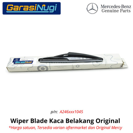 Wiper Blade Kaca Belakang Mercedes W246 Rear Window Original Mercy B180 B200