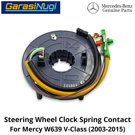 Steering Wheel Mercy W639 Clock Spring Contact Selip Pegas Jam Roda Kemudi Mercedes Vito Viano (2003-2014)