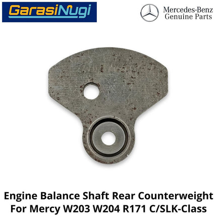 Engine Balance Mercy W203 W204 R171 Shaft Rear Counterweight Pemberat Belakang Poros Penyeimbang Mesin Mercedes C200 SLK